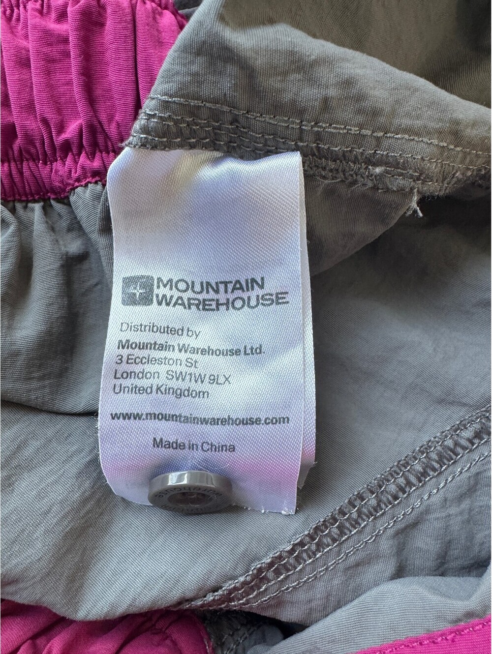 Mountain Warehouse Convertible Hiking Cargo Pants Zip Off Gorpcore Womens US 6 - Picture 8 of 9
